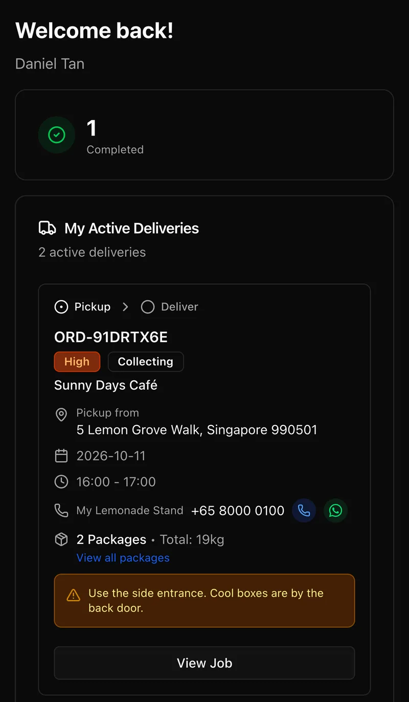LeapCount Driver Portal